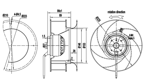 DC-225鋁風(fēng)輪