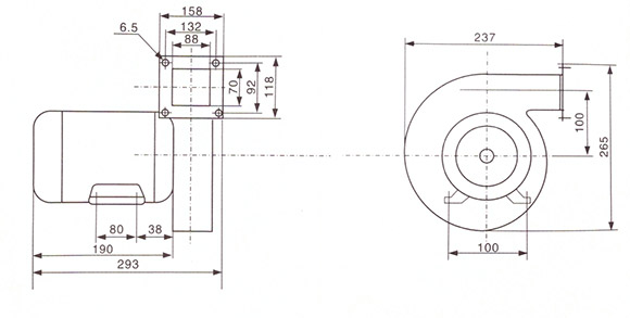 EDF-160外形尺寸圖